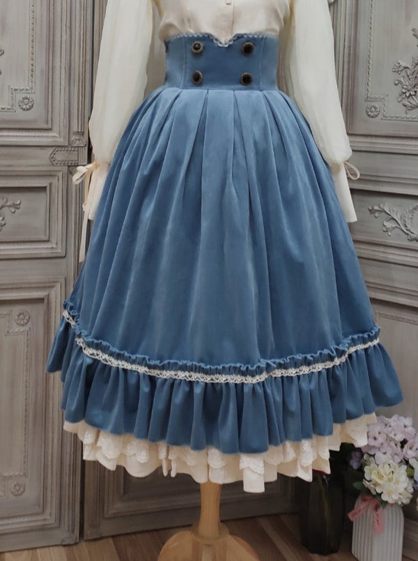 Rose Humanoid Lolita Bell Bet Elegant High Waist Fish Bouzkart [Reservation Product]