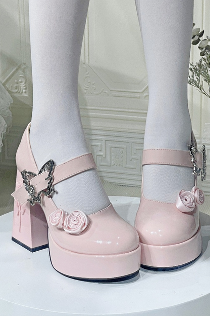 フローティングドリームランドプラットフォームブロックヒール