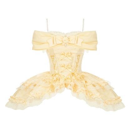 Flower Sweet Mesh Corset Lolita Setup