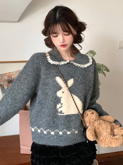 Rabbit Fur Girly Knit