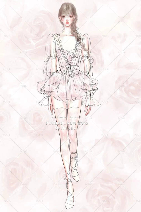 ライクハートローゼルフラワースピリットアローントレイリングコート