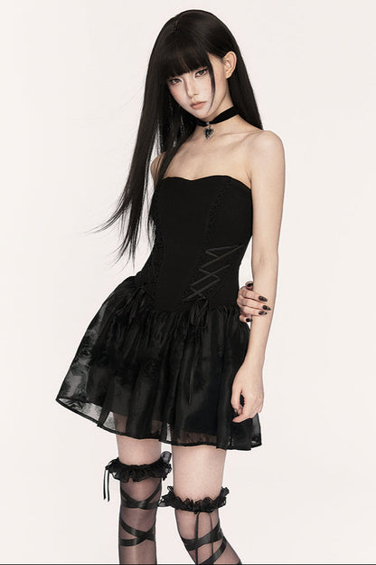 Gothic-Meerjungfrau-Modekleid