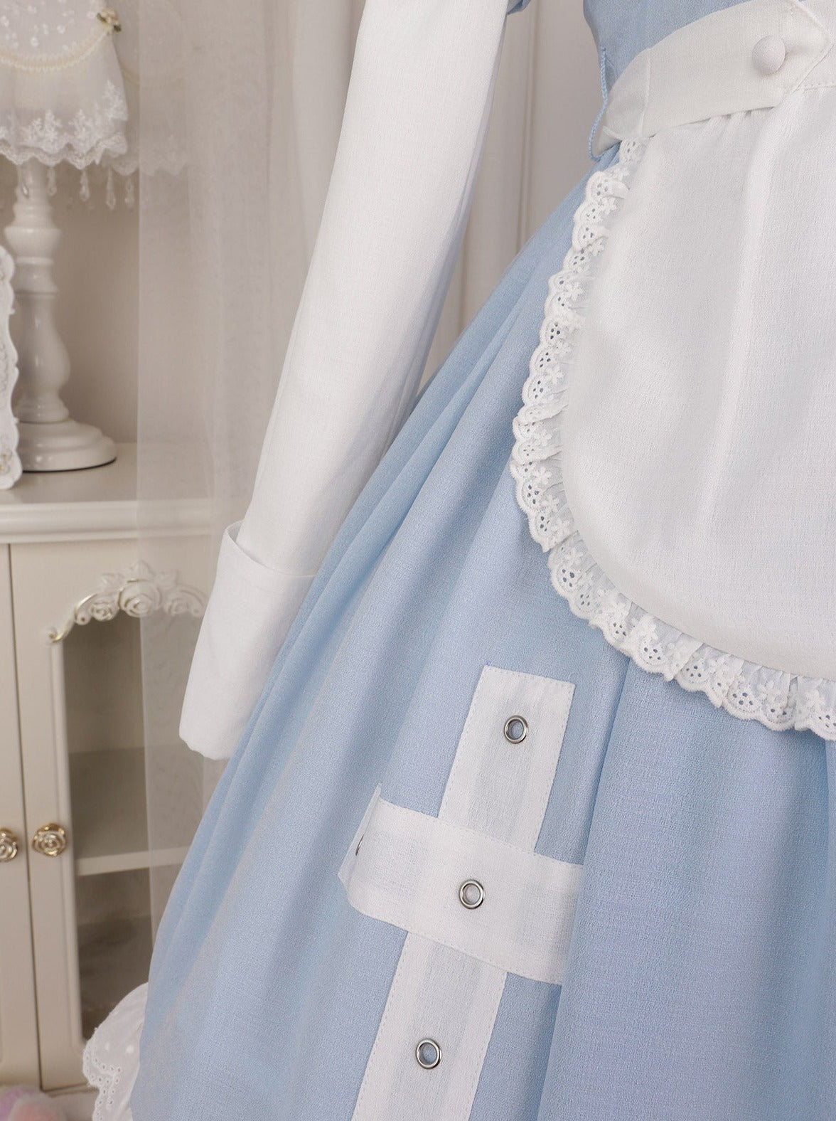 Daily Cute and Sweet Maid Blue Princess Dress Belchic Daily Cute and Sweet Maid Blue Princess Dress Belchic