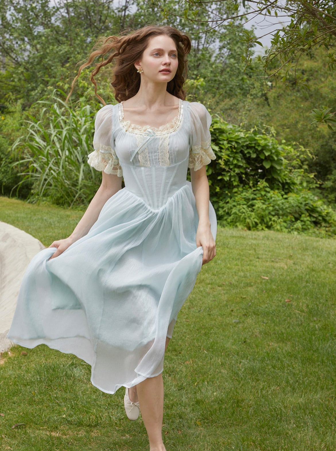 Retro Romantic Princess Corset Dress