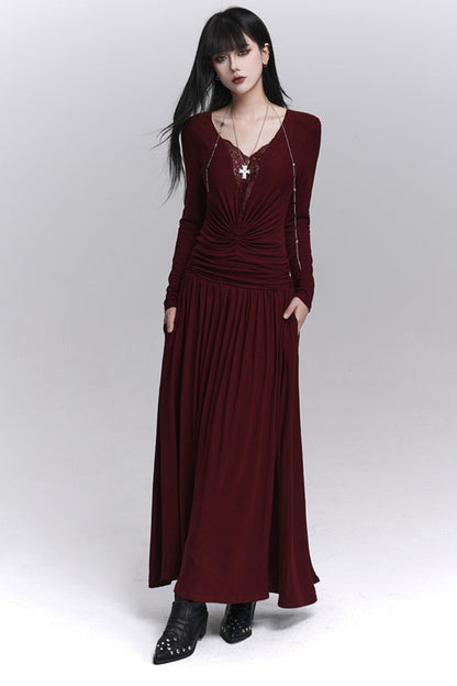 Mode Dark Long Dress