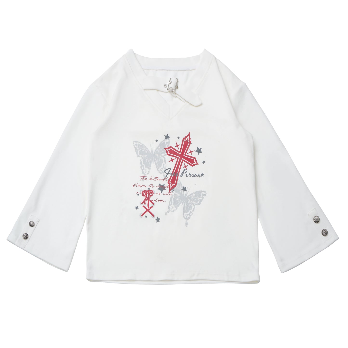 Cross top + skirt + scarf