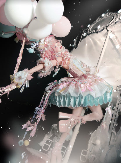 【12月26日予約締切】サーカスシリーズファンフェアキャンディカラーロリータピエロドレス＋フルセットA/B