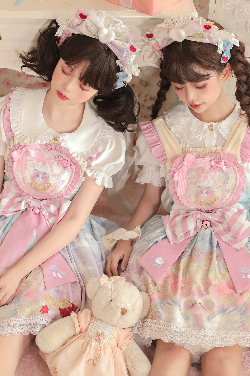 Flannel Milk Candy Strap Lolita Dress