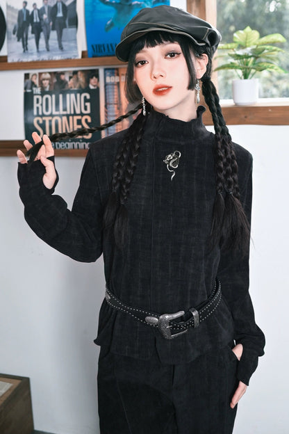 Retro Turtleneck Tops