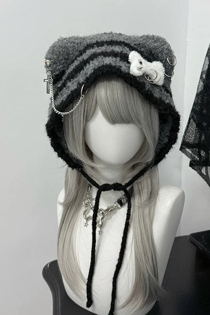 Cat Ear Knit Hat