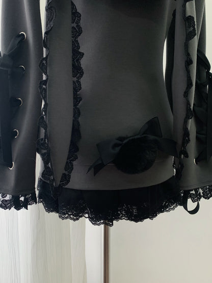 【1月6日予約締切】うさ耳&猫耳フーディーフリルジップジャケット