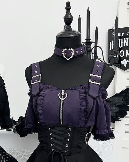 Subculture Heartbeat Top + Flared Skirt