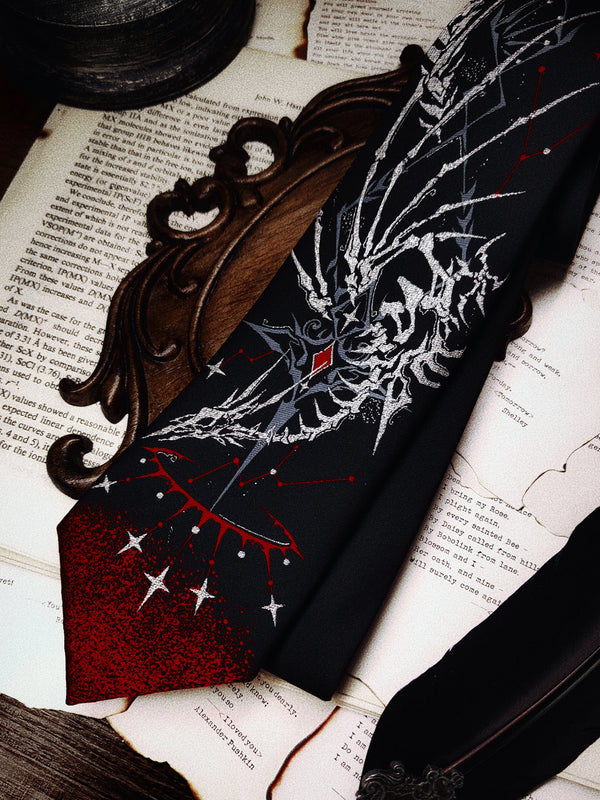 【12月26日予約締切】ギャラクシーボーンミストコアゴシックジャカードネクタイ