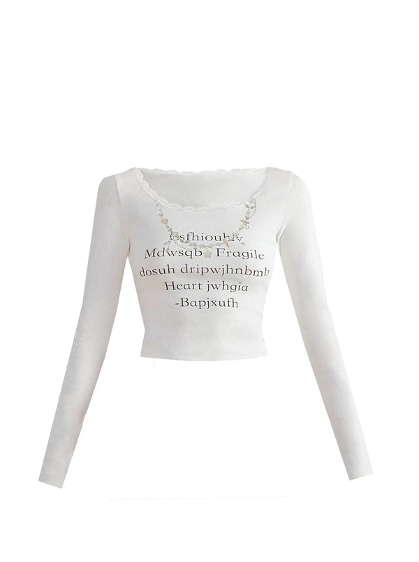 American Letter Slim Tops