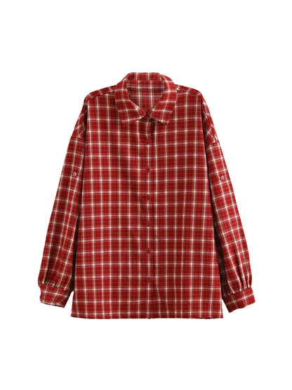 Plaid Winter Blouse