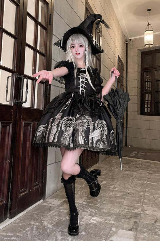 Eternal Night Dark Ballet Tile Gothic Bischedres Suit