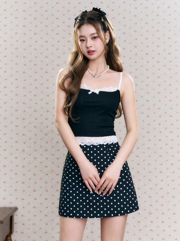 レースリトルリボンキャミソール