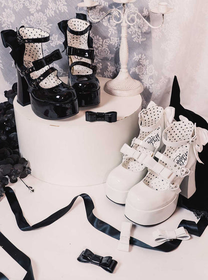 [预购截止日期 4 月 10 日] 芭比娃娃派对三团绵羊泡芙原创洛丽塔领带甜酷宝贝蝴蝶结