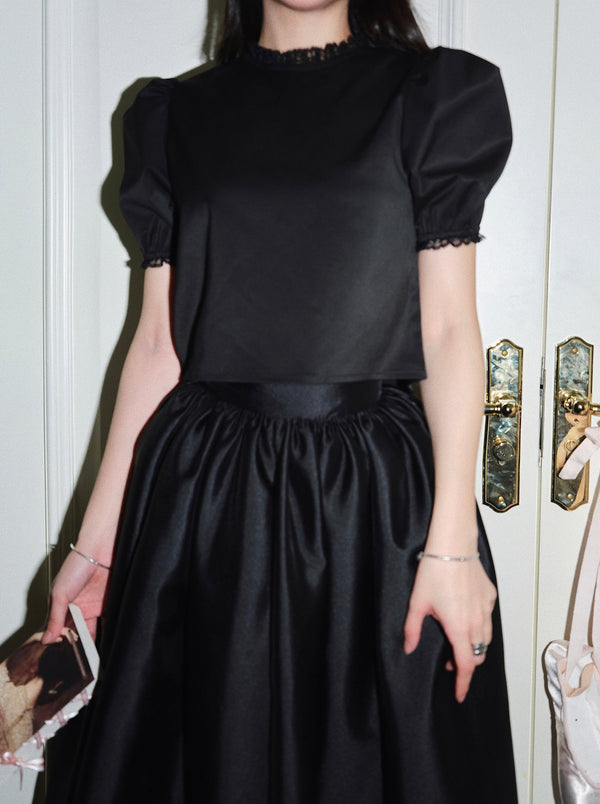 Puff Sleeve Long Mysteria Puff Tops