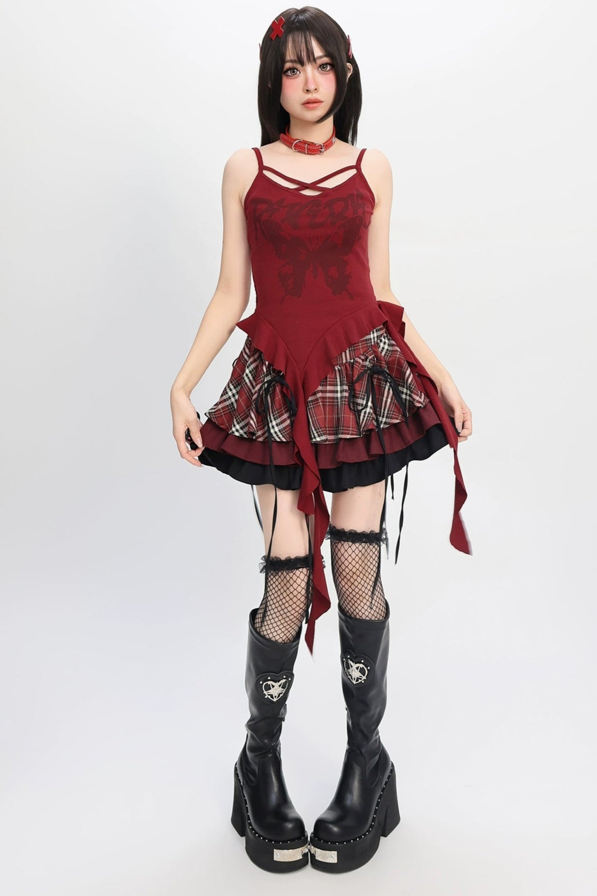 キャットウィッシュトップス+キャミソール