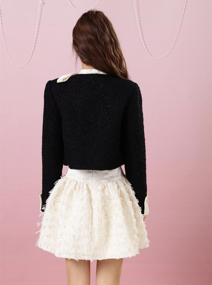 Glitter French Jacket + Tutu Skirt