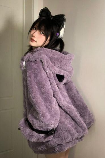 [Reserved product] Cat ears Hoody Cross Revolgeip Furcoat