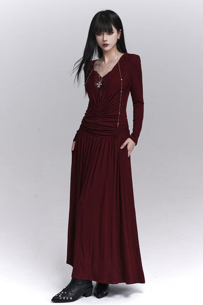 Mode Dark Long Dress