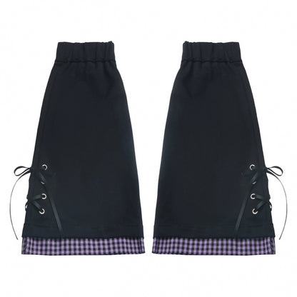 Academy Purple Hooded Sweatshirt + Top + Skirt + Pants + Leg Covers