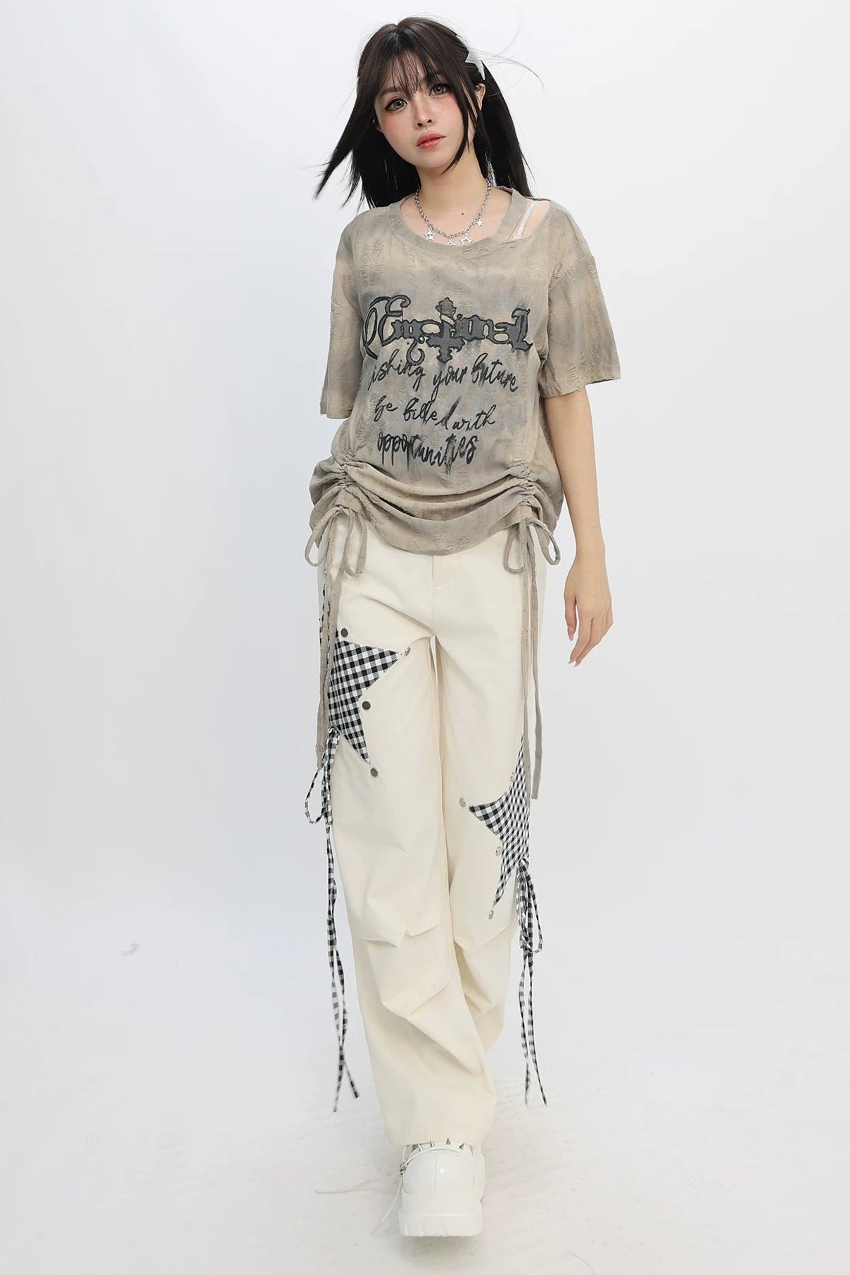 Y2K Tie-Dye Off-Shoulder Top