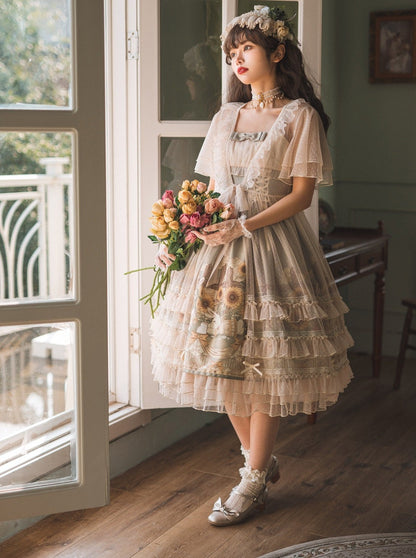 Lolita Princess Rabbit Daily Light Elegant Sweetheart Dress