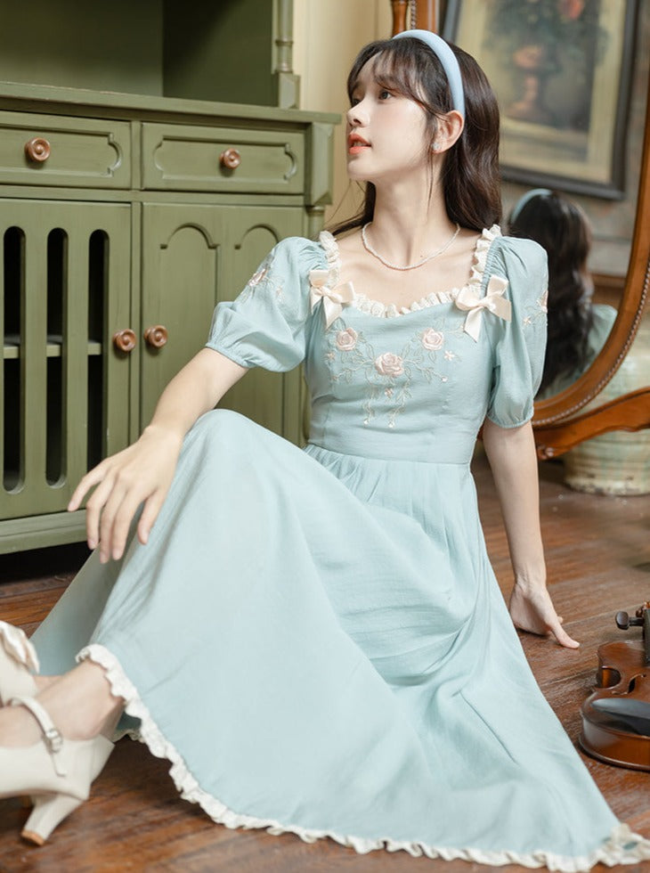 French Romantic Princess Retro Dress