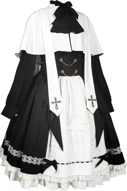 [Reservation product] Prince And Sister Dark Gothic Cloak Suit