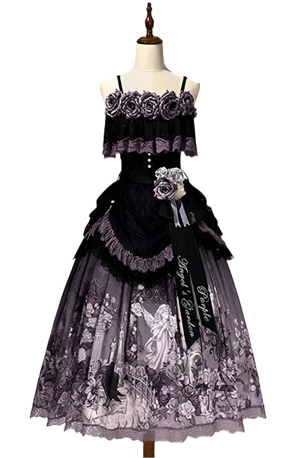 【予約商品】ロマンティックローズロリータサマードレスセットアップ