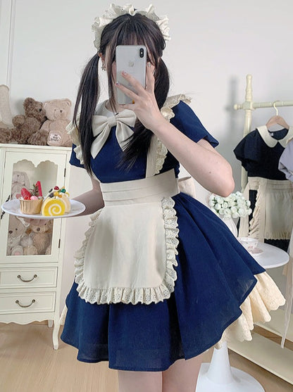 Antique Girly Maid Lolita Dress