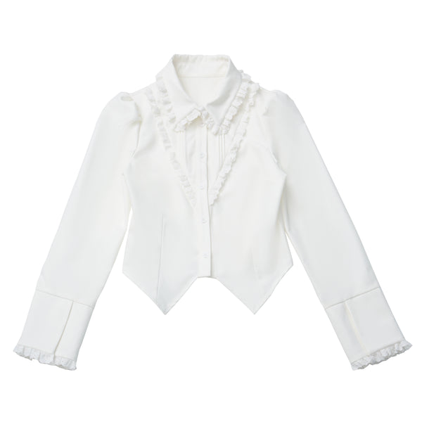 College Jacket + Suskirt + Blouse + Tie