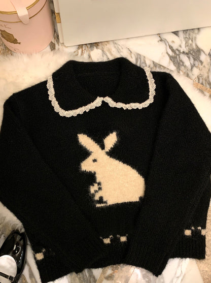 Rabbit Fur Girly Knit