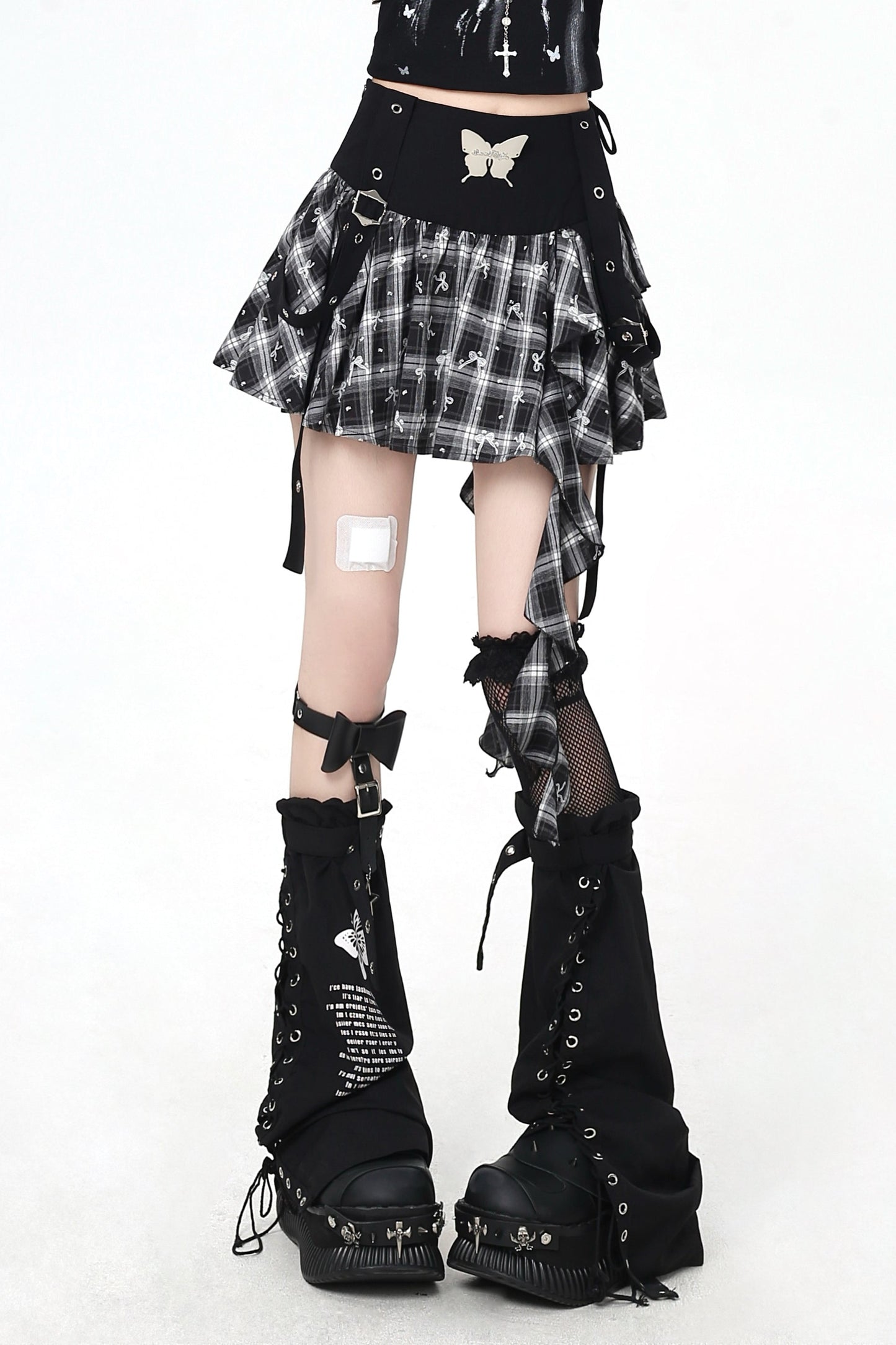 Spicy Butterfly Corset Mini Skirt