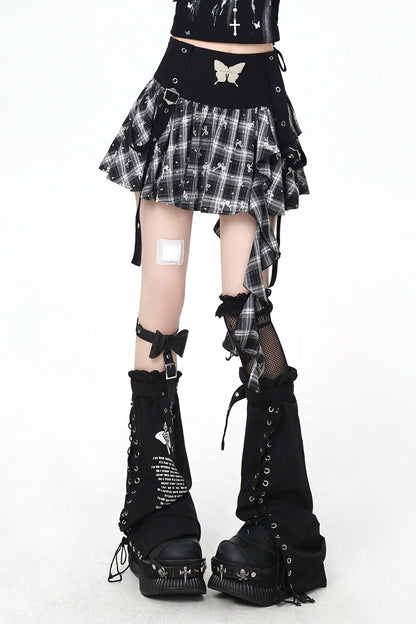 Spicy Butterfly Corset Mini Skirt