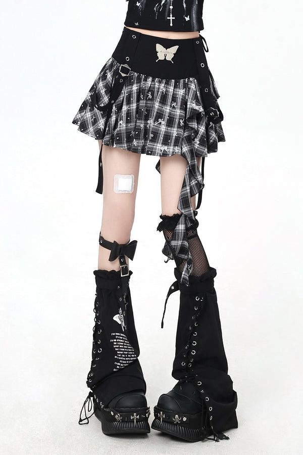 Spicy Butterfly Corset Mini Skirt