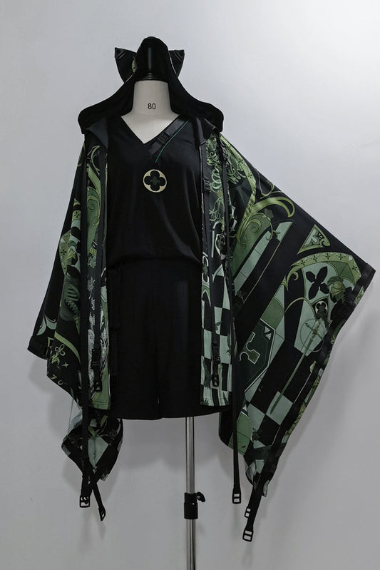 ダークナイトコマンドサイバーパンク猫耳スーツ