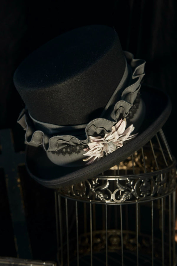 【予約商品】ゴシックロリータハット+ネックレス+ブローチ