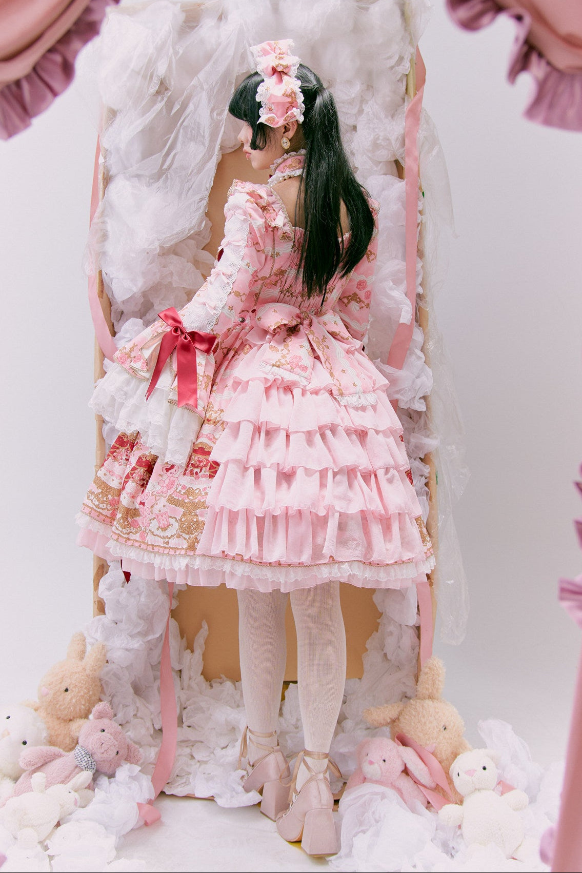 [Pre-order Deadline: April 26] Retro Romance Sweet Lolita Ribbon Cake Print Series Accessories