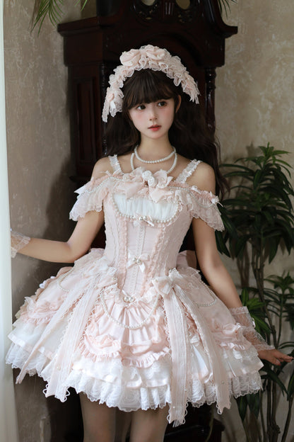[Order Deadline: October 3] Pearl Rose Ballet Style Pure Elegant Dress