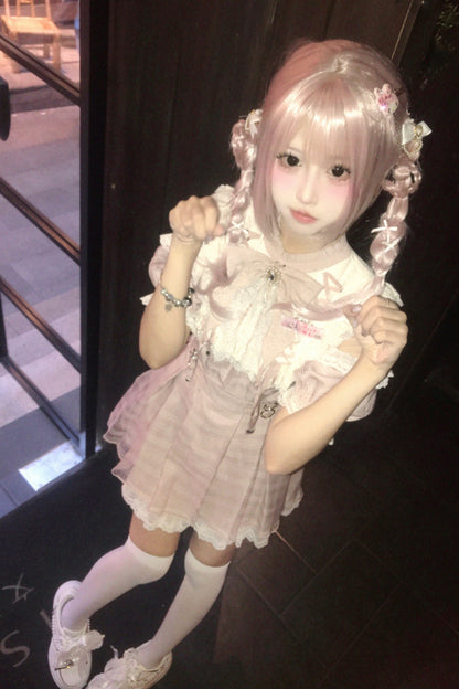 【予約商品】スイートチェック量産型ワンピース