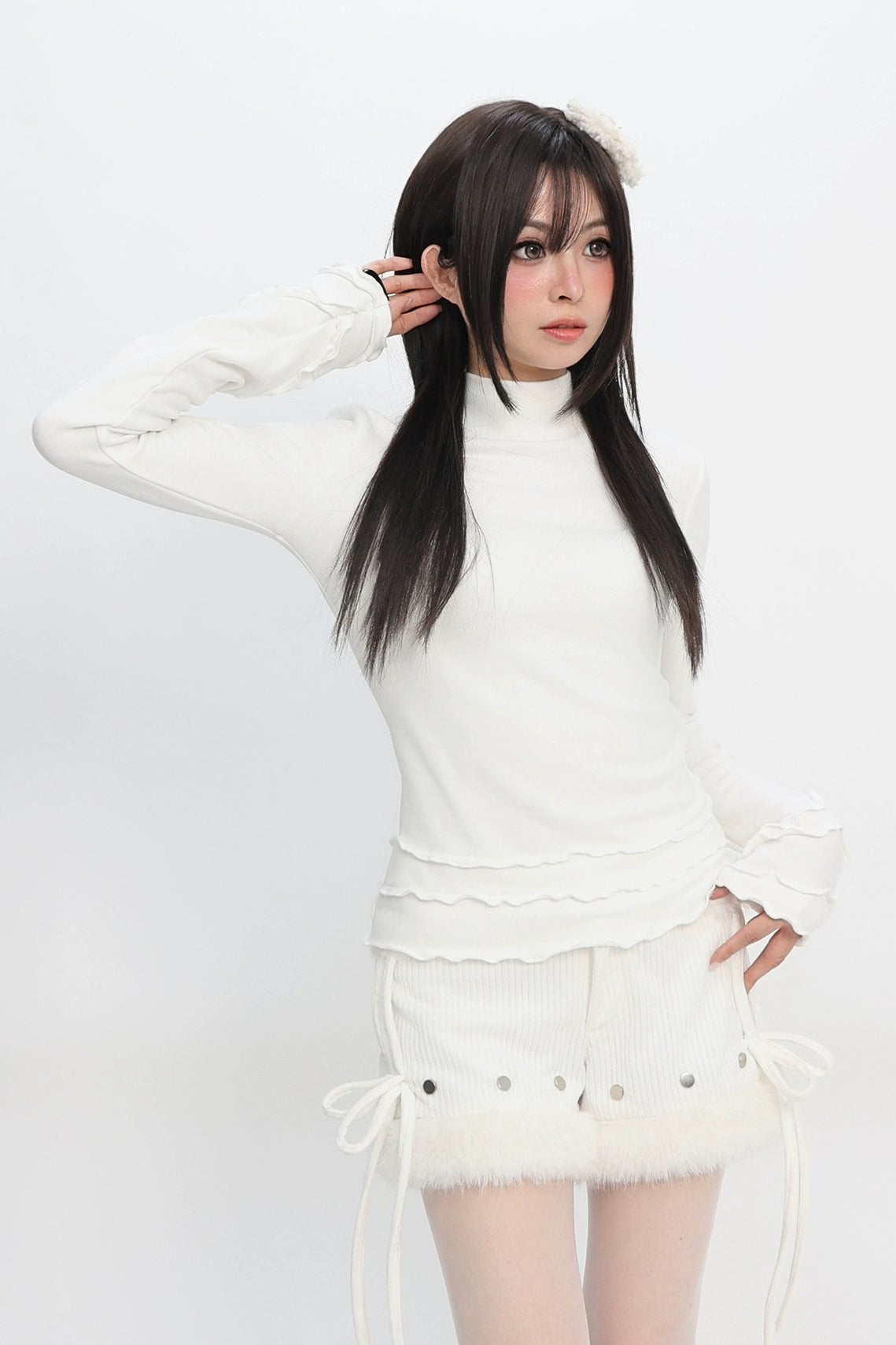 クラウドマーメイドベルベットトップス