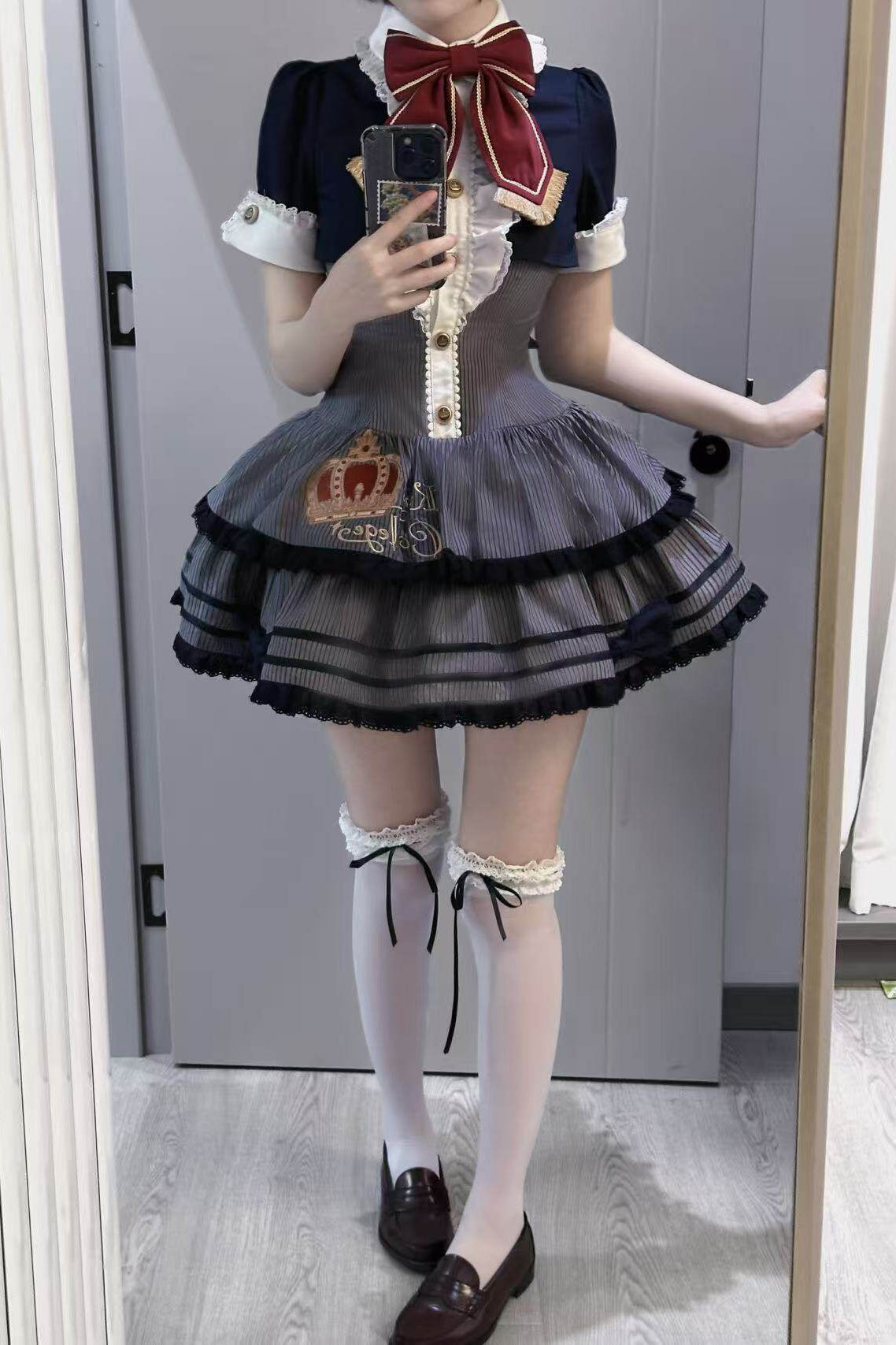 [Pre-order Deadline: March 31] Magical Academy Elegant Crown Embroidery Dress Type A/B