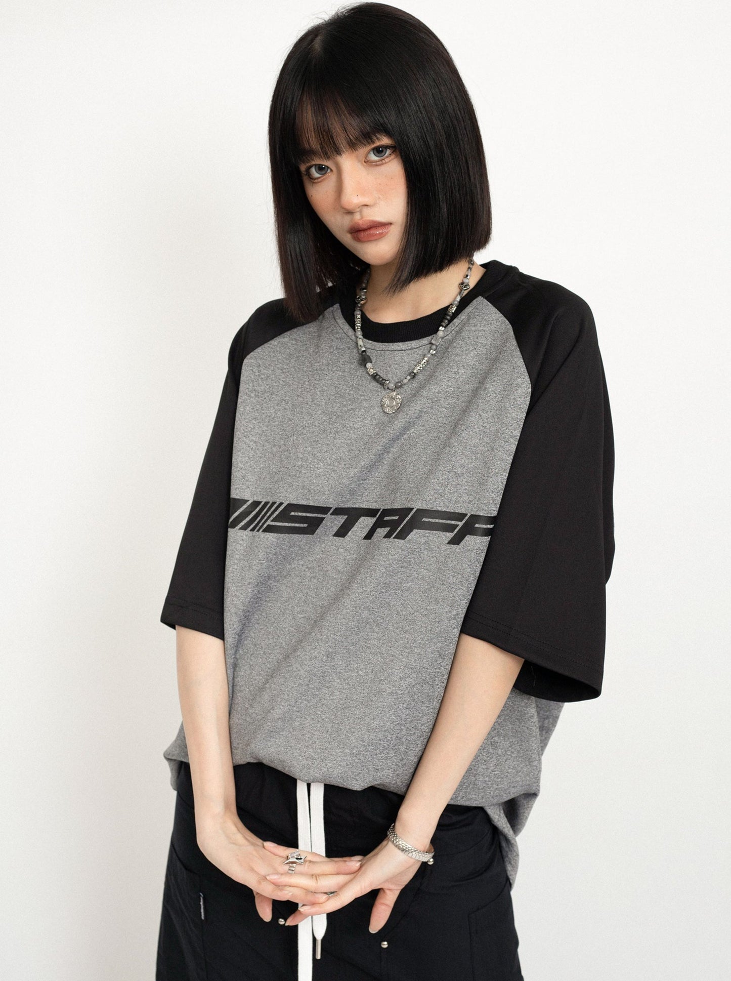 Street Logo Over Casual Tops 