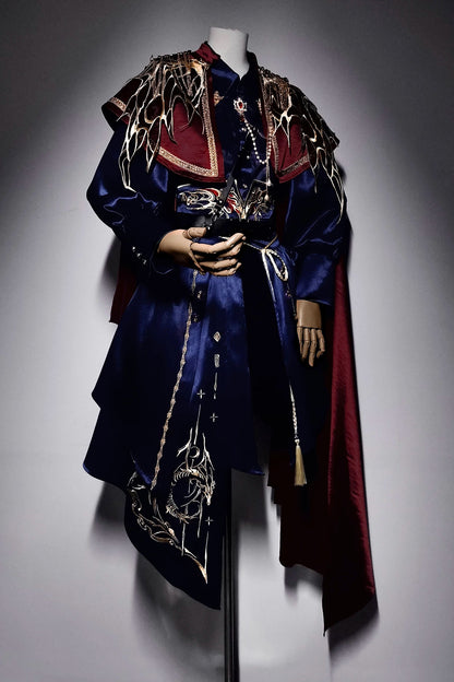 【予約商品】ダークファンタジーエンブロイダリーケープ＋シャツ＋コルセットトレーン＋パンツ/スカートコンプリートセット＋フルセット