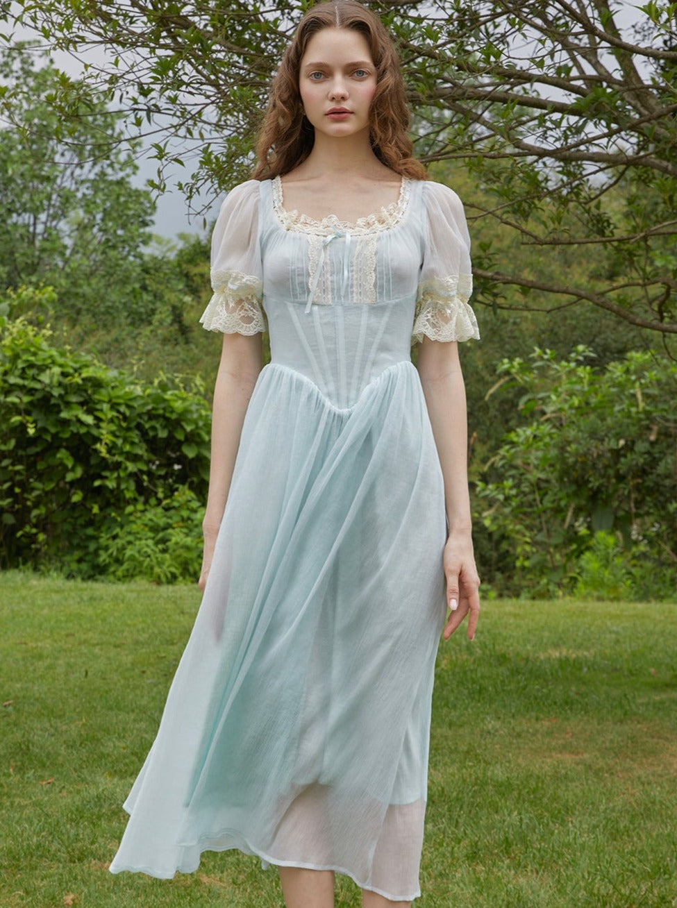 Retro Romantik Prinzessin Korsett Kleid