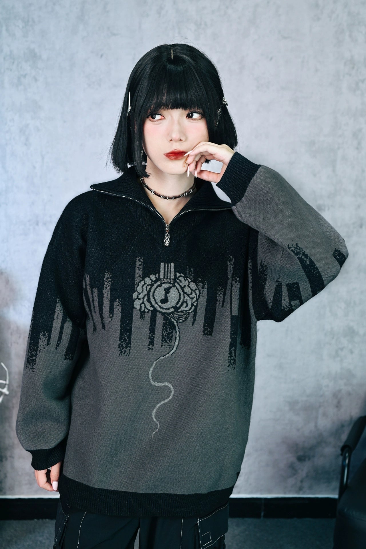 Melody Half Zipper Tops